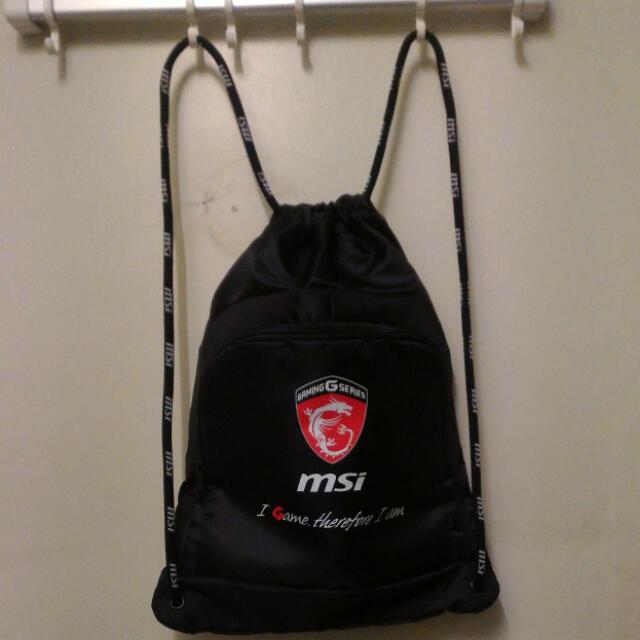 Msi gaming string bag online
