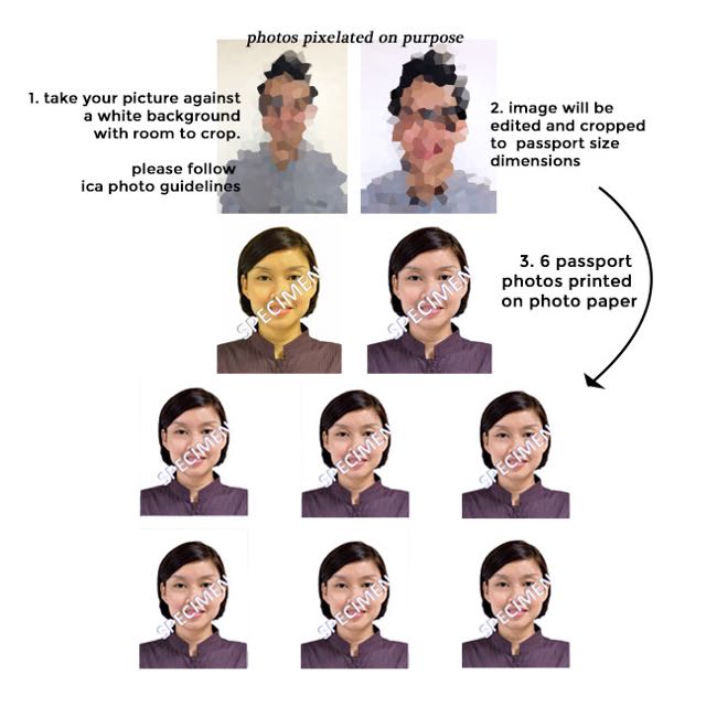 Passport Photo Printing Service, Hobbies & Toys, Travel, Travel