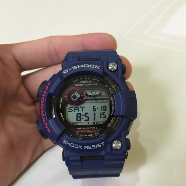 RARE Casio Gshock GF 1000NV Navy Blue Frogman