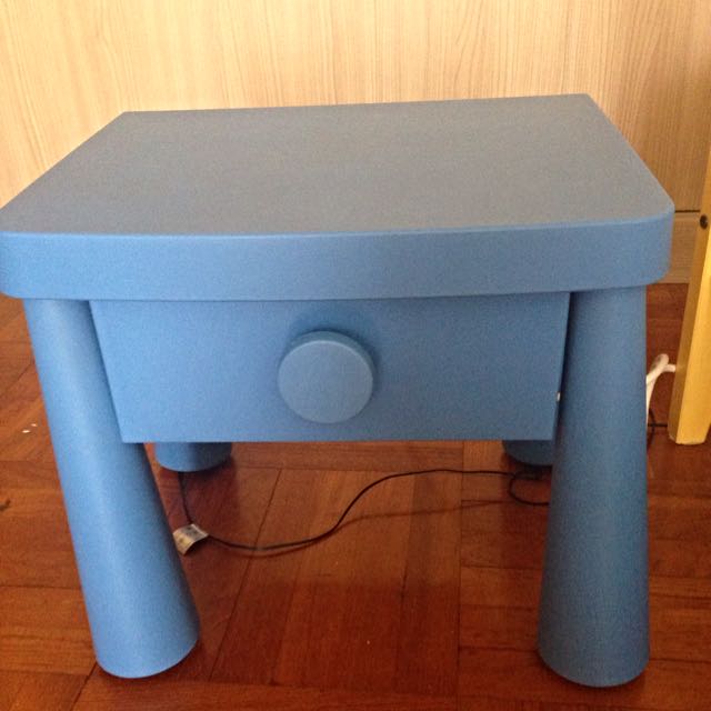 2 IKEA Mammut Bedside Tables