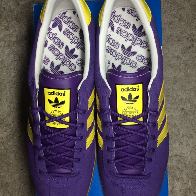 adidas malmo purple yellow