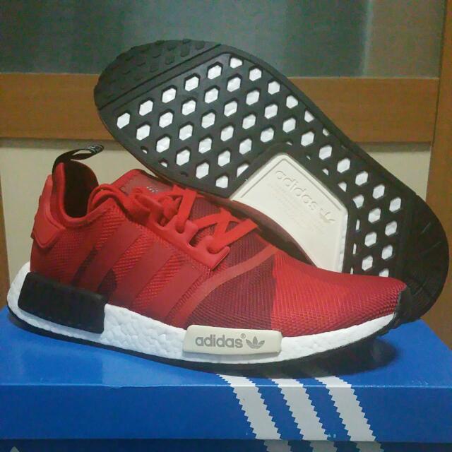 Reserved)Adidas Nmd Geo Camo Red, Women's Fashion, Footwear, Sneakers on  Carousell