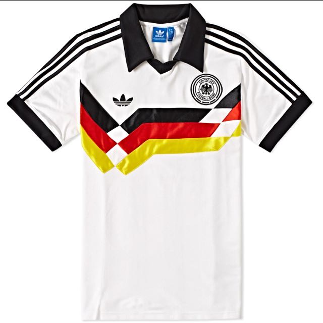 mosquito Crónico violento Adidas Originals Germany Retro Jersey, Sports Equipment, Sports & Games,  Racket & Ball Sports on Carousell