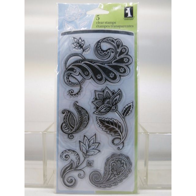 Inkadinkado Clear Stamp Set Morphic Birds Organic Fabric