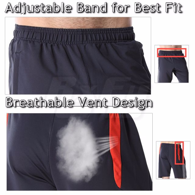 adidas sport shorts with zip pockets