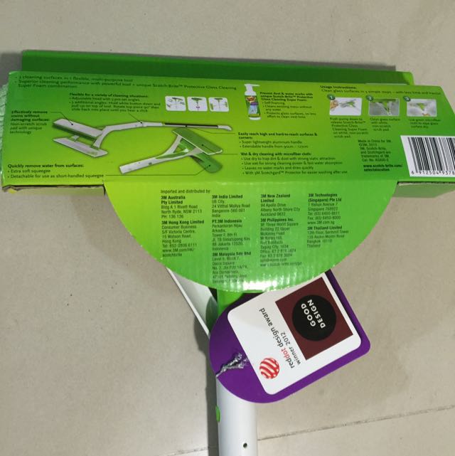 Scotch Brite Multi Purpose Window & Glass Surface Cleaning Tool, TV