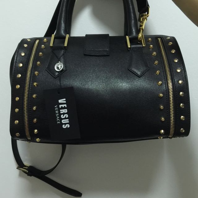 Versace Unica Doctor Bag Vitello 8052555300229 Luxury Bags