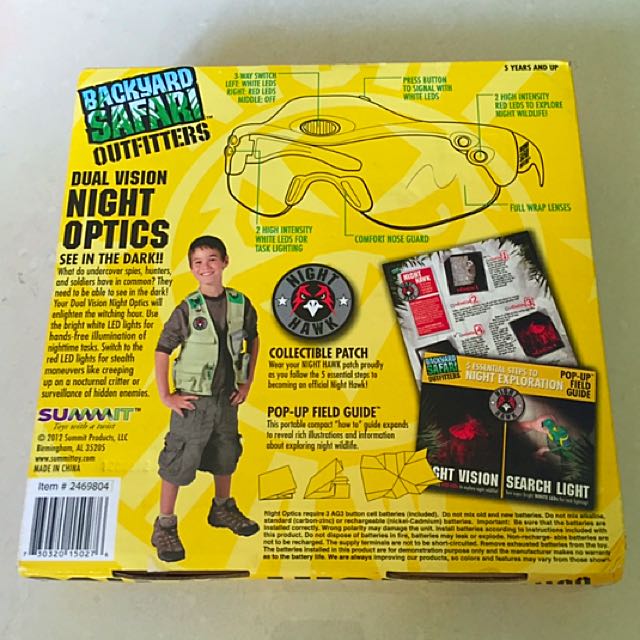 Backyard Safari Night Optics Toys Games On Carousell