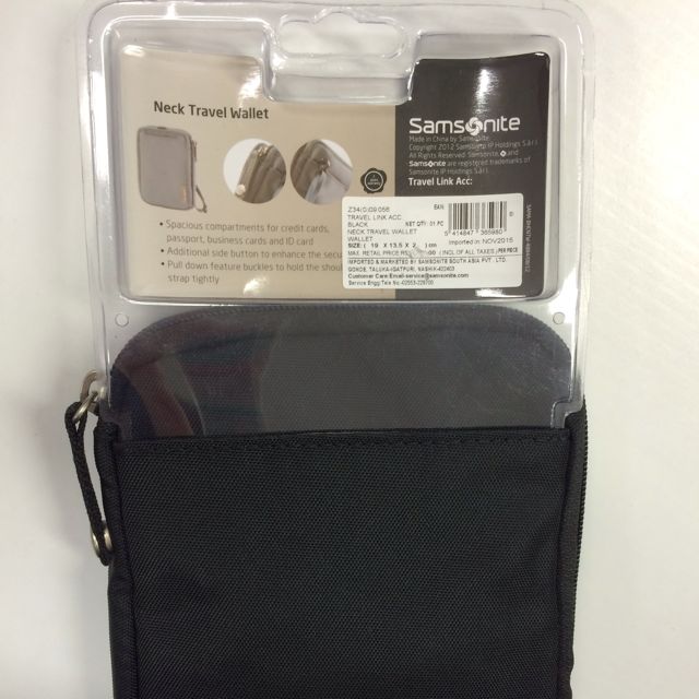 Samsonite Neck Travel Wallet, Everything Else on Carousell