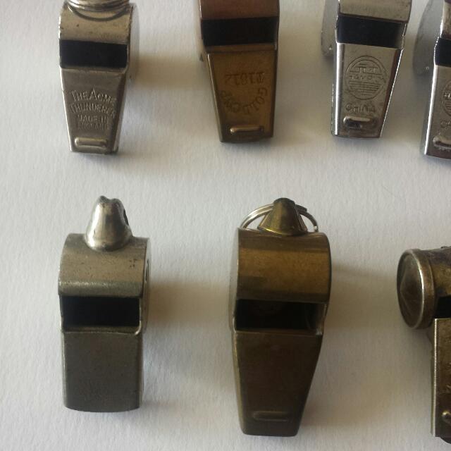 Sifflet Vintage Sport Craft – Métal – 1.5 Inch – Années 1950