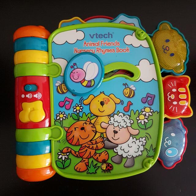 Vtech Animal Friends Nursery Rhymes Book, Toys & Games on Carousell