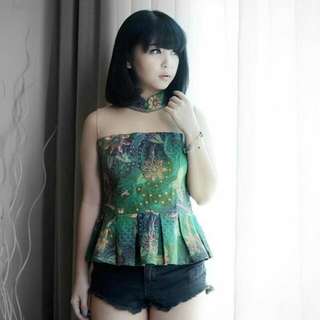 Batik Green Preloved