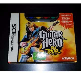 (New) Nintendo DS Guitar Hero On Tour with Guitar Grip