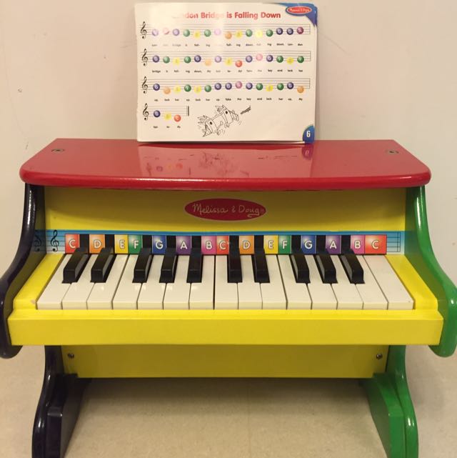 melissa and doug wooden piano