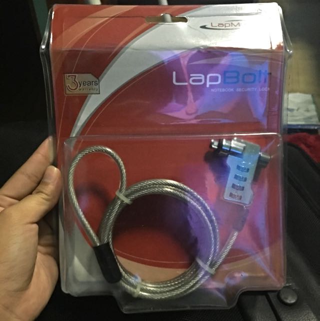 LapBolt Notebook Security Lock (Category: Networking) located in Singapore. Submitted by zeeeee98 (Listing ID 57643116, Image 1). Description: .
