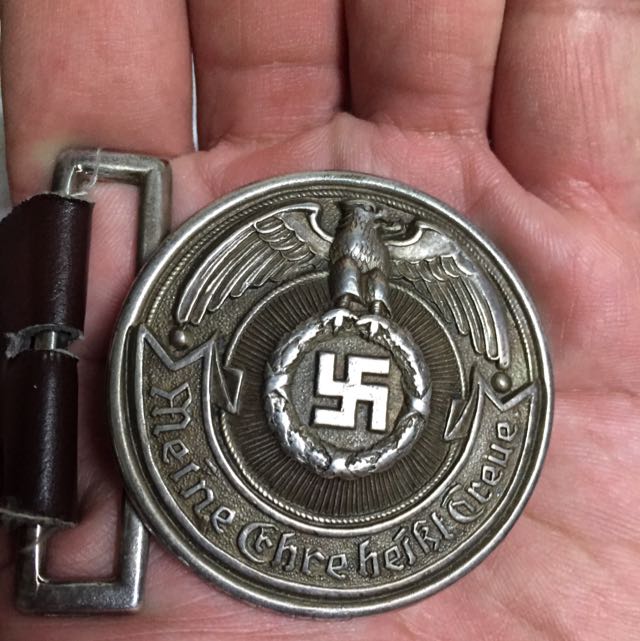 ss officer belt buckle