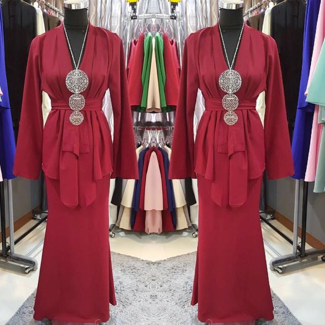 Kebaya Kimono Wrap, Women's Fashion, Dresses & Sets, Traditional ...