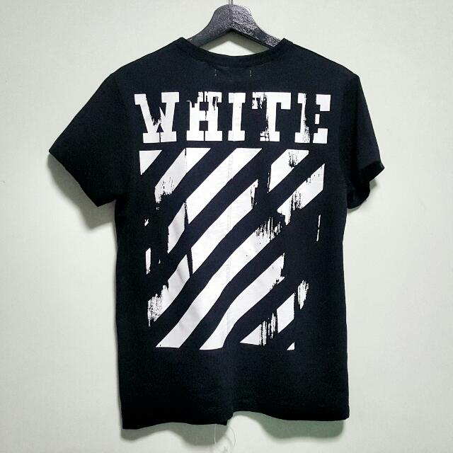 OFF-WHITE C/O VIRGIL ABLOH - Spray Helvetica Logo Over Skate T-Shirt Black