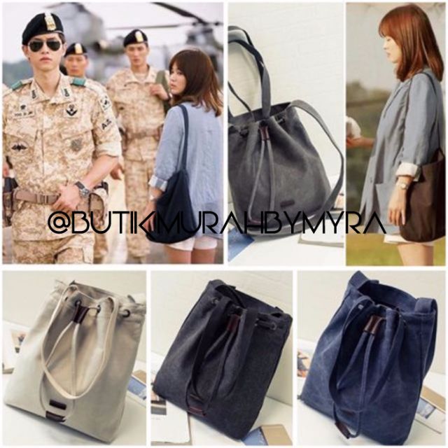 SALE ITEM Descendants Of The Sun Tote Canvas Shoulder Bag
