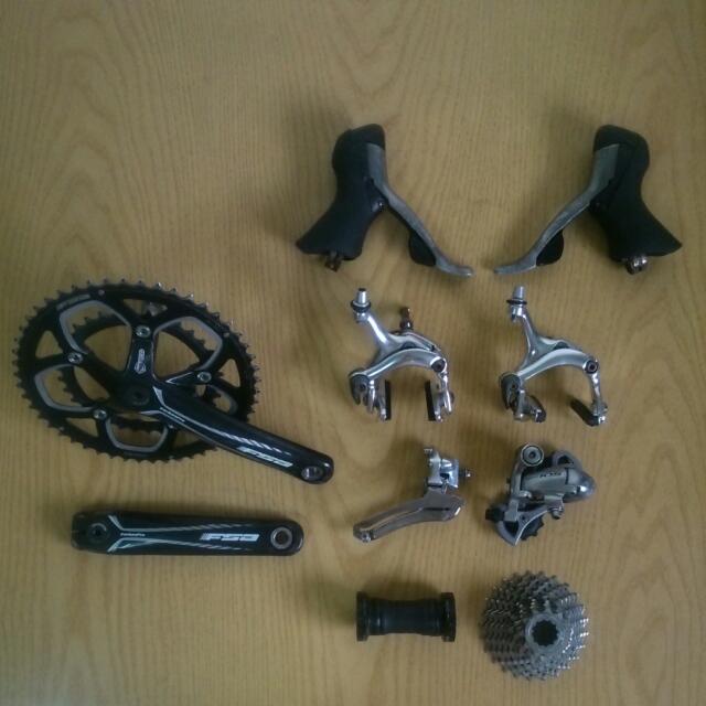 Used shimano 105 groupset on sale