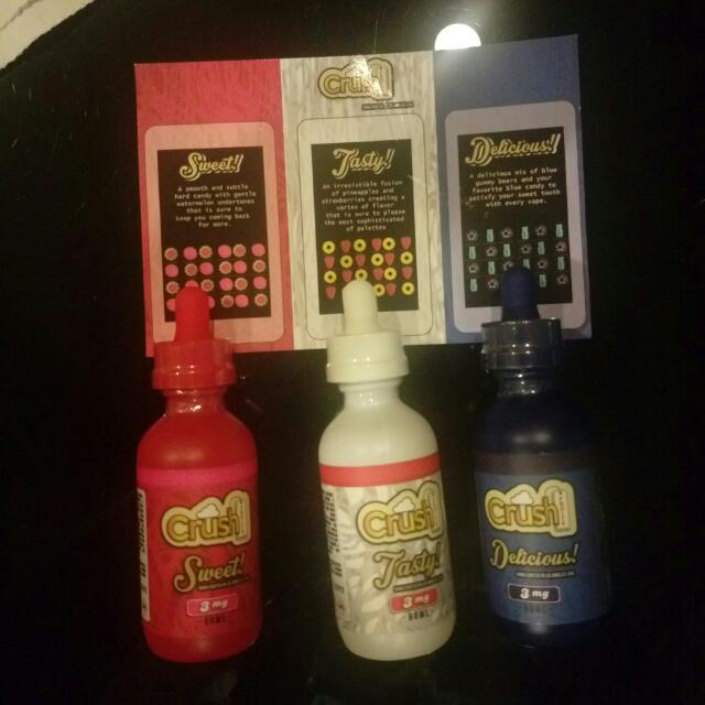 Vape Juice E Liquid Crush Fruits 3x 60ml 3mg, TV & Home Appliances, Kitchen Appliances, Juicers