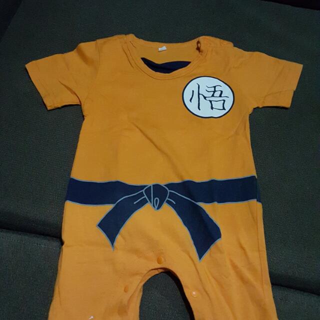 Dragon Ball Z Son Goku Costume For 1 Year Old Babies Kids On Carousell
