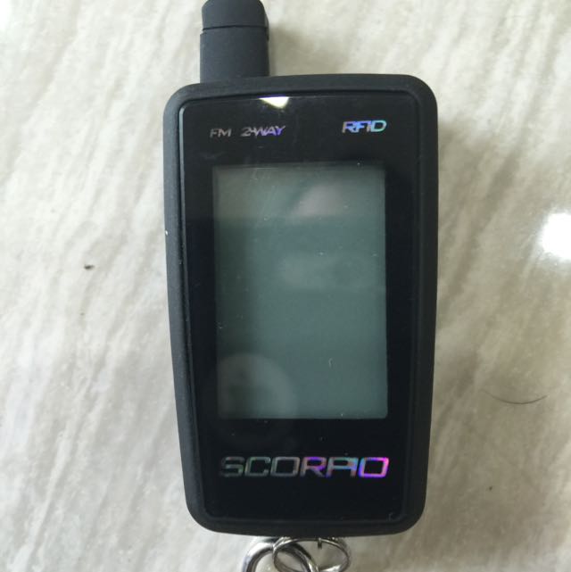 scorpio bike alarm
