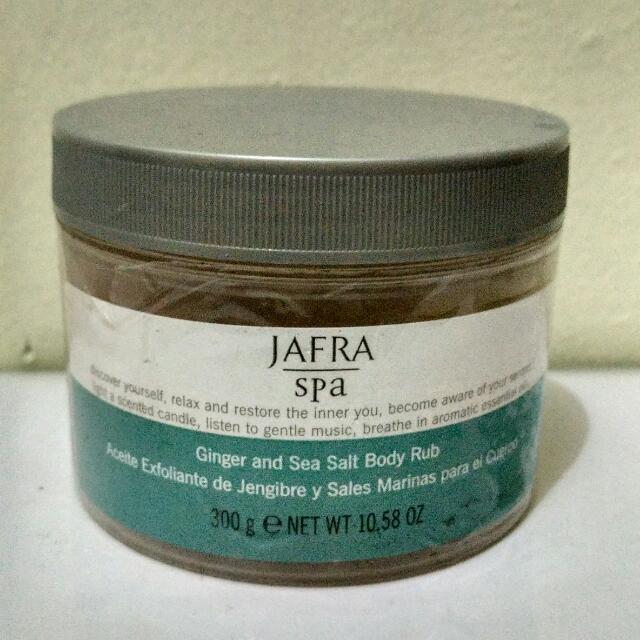Ginger And Sea Salt Body Scrub Jafra