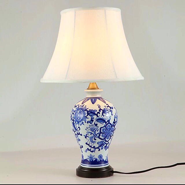 aqua colored lamps