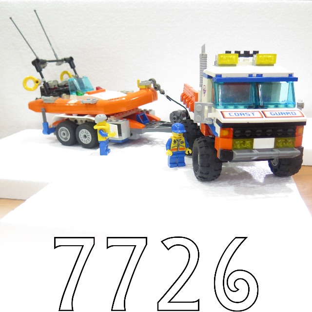 Lego Coast Guard Truck with Speed Boat 7726 Hobbies Toys