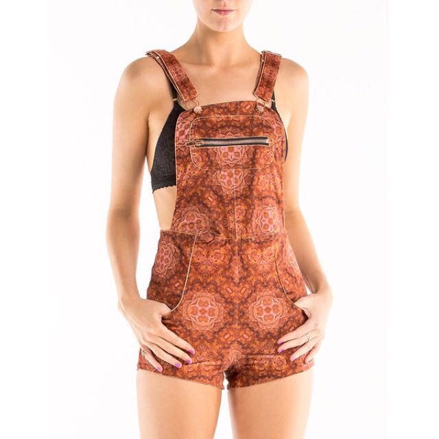 rose gold overalls