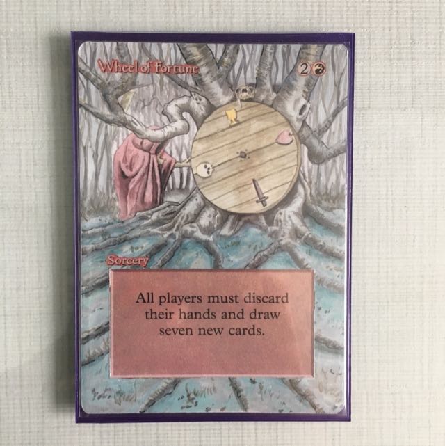 Mtg Wheel Of Fortune Altered Hobbies Toys Toys Games On Carousell