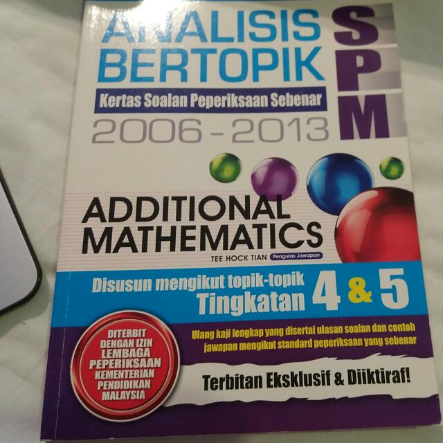 Buku Analisis Bertopik Spm 2016