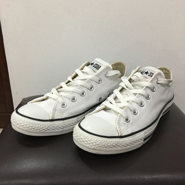 mens leather converse