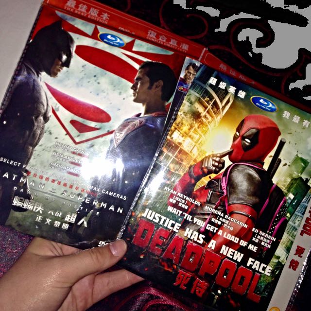 Deadpool And Batman V Superman Copies From China In English
