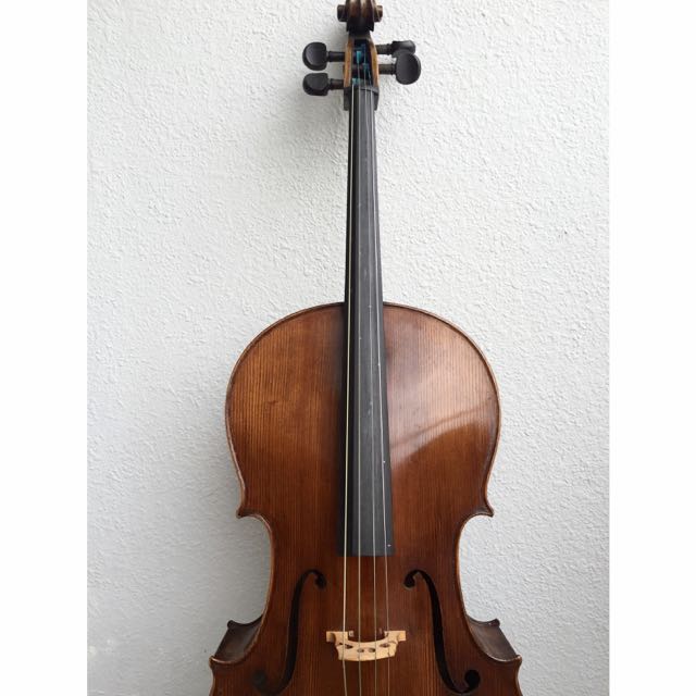 Full Sized Cello In Dark Oak Wood
