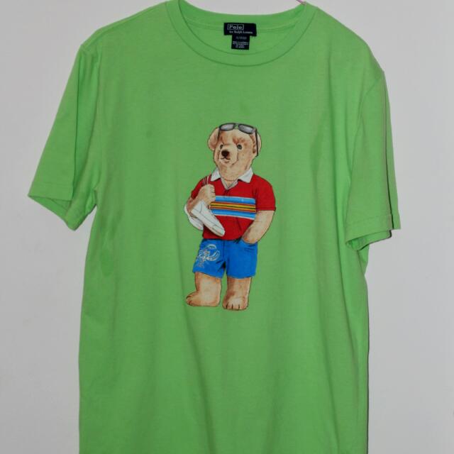 men's polo bear t shirt