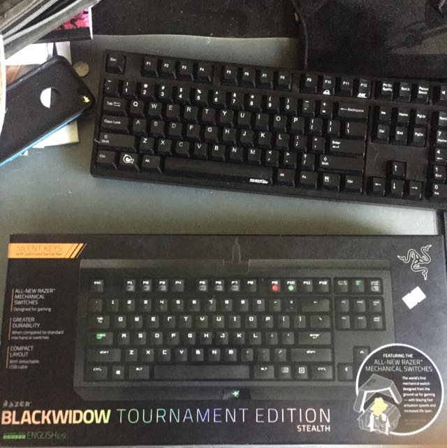 Razer Blackwidow Tournament Edition Stealth Compact Gaming Mechanical Keyboard Electronics On Carousell Razer blackwidow ultimate razer blackwidow ultimate stealth. razer blackwidow tournament edition stealth compact gaming mechanical keyboard