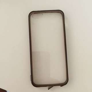 iPhone 5 Transparent Hardcase + Bumper