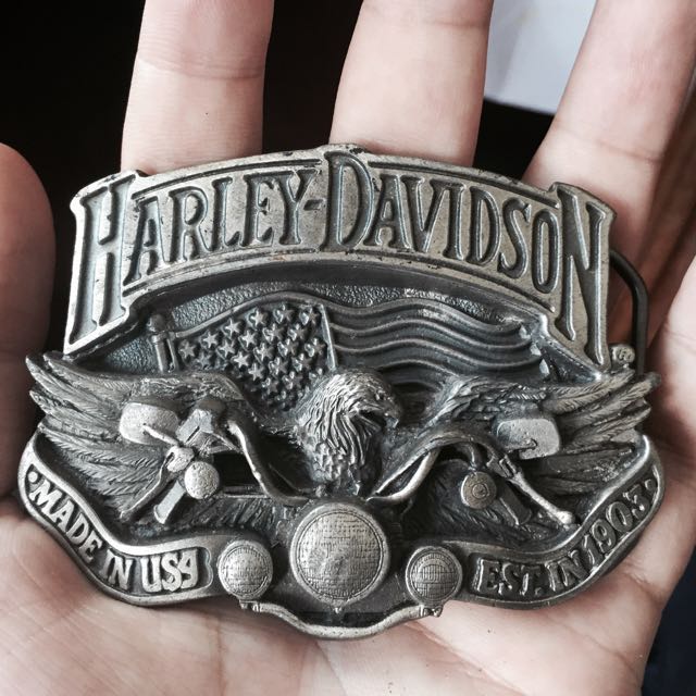 harley davidson belt buckle