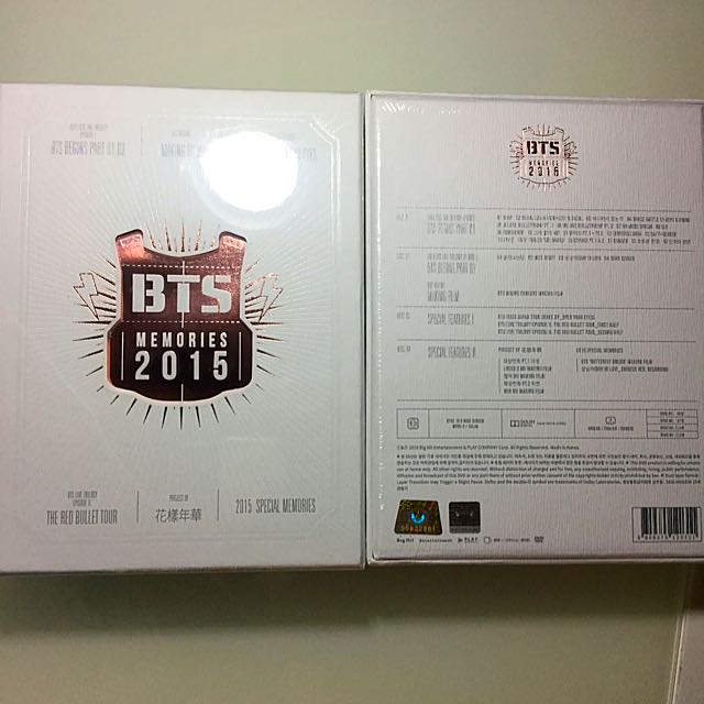 Bts Memories 15 4 Dvd Photobook 1 In Stock Entertainment K Wave On Carousell