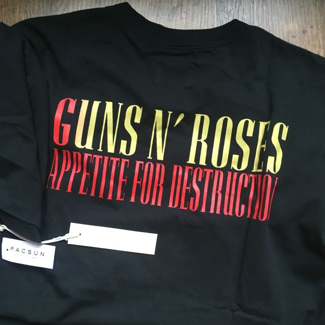 FOG Fear of God Guns N' Roses Boxy TShirt, Men's Fashion, Tops