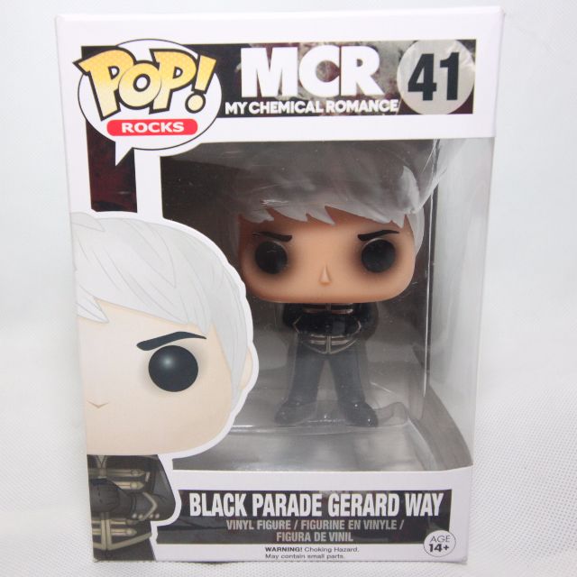 Black My Chemical Romance Parade Gerard Way Action Figure Funko POP Rocks