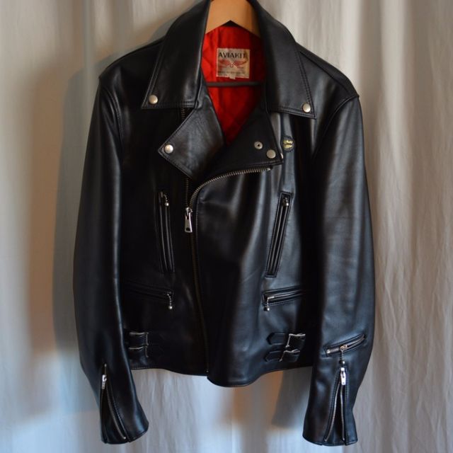 Sz40 LEWIS LEATHERS LIGHTNING 391 Double Rider Biker Jacket MADE