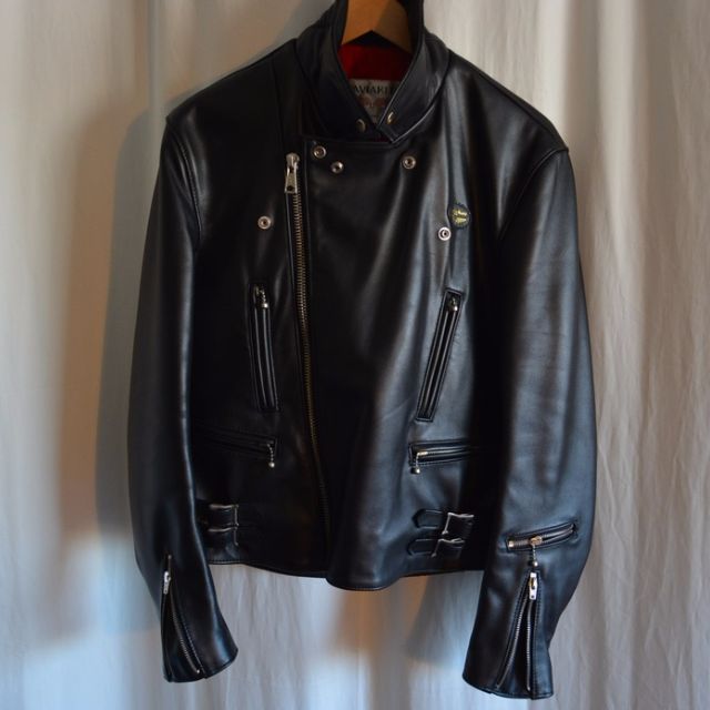 Sz40 LEWIS LEATHERS LIGHTNING 391 Double Rider Biker Jacket MADE IN UK ...