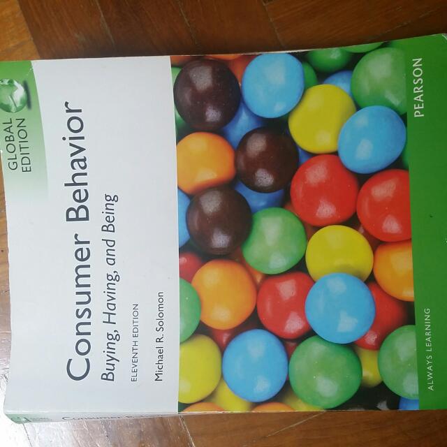 Text Book Consumer Behaviour Buying Having And Being Books