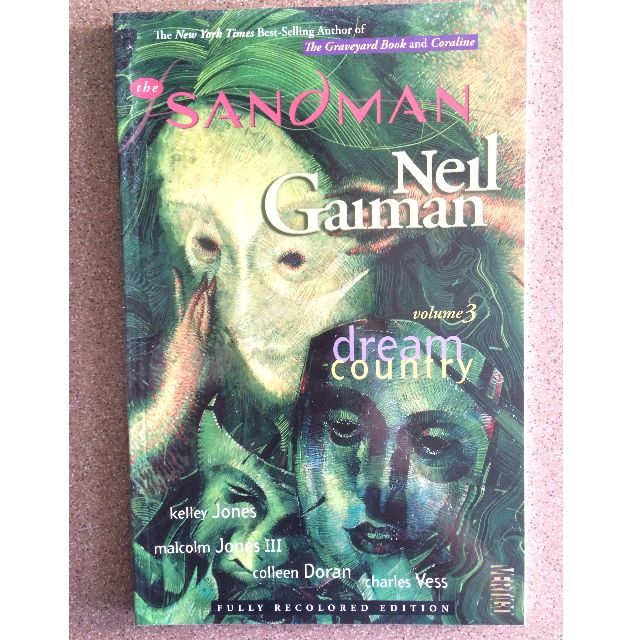 The Sandman Vol 3 Dream Country By Neil Gaiman Books