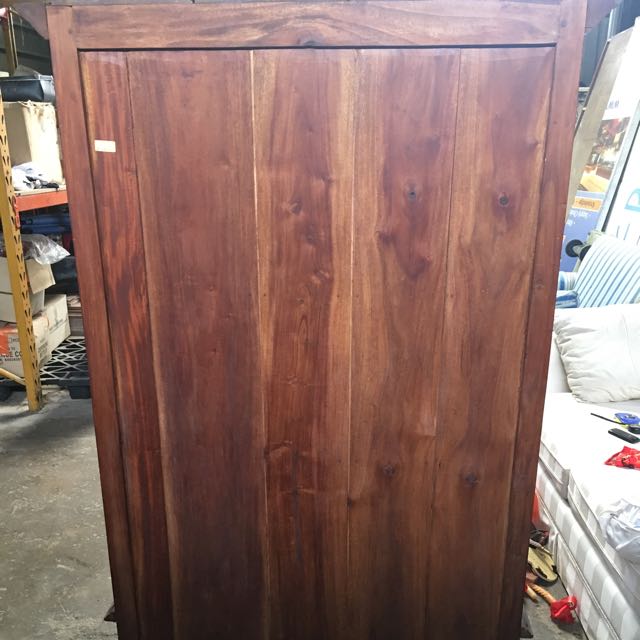 Vintage Armoire Cabinet With Glass Doors Furniture On Carousell