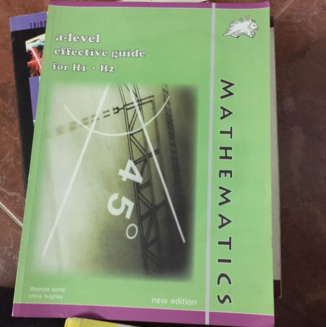 A Level Maths Guide (Category: Textbooks) located in Singapore. Submitted by aunihanayani48 (Listing ID 58176506, Image 2). Description: .