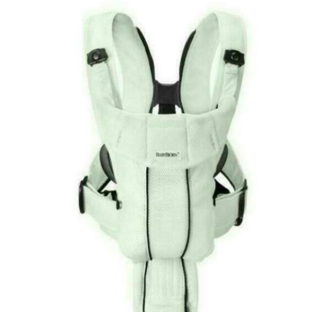 baby bjorn white mesh carrier